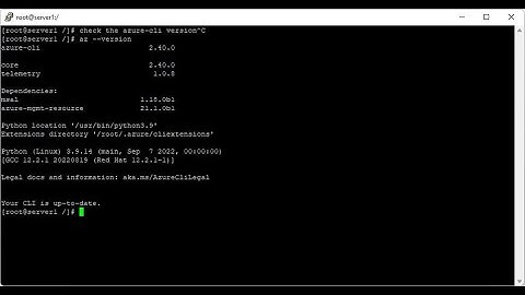 Azure CLI installation on Linux