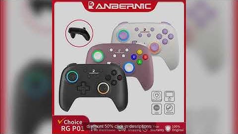 ANBERNIC RG P01 Retro Games Controller Wired/Wireless Bluetooth RGB Hall Effect Joystick XBOX Gamepa