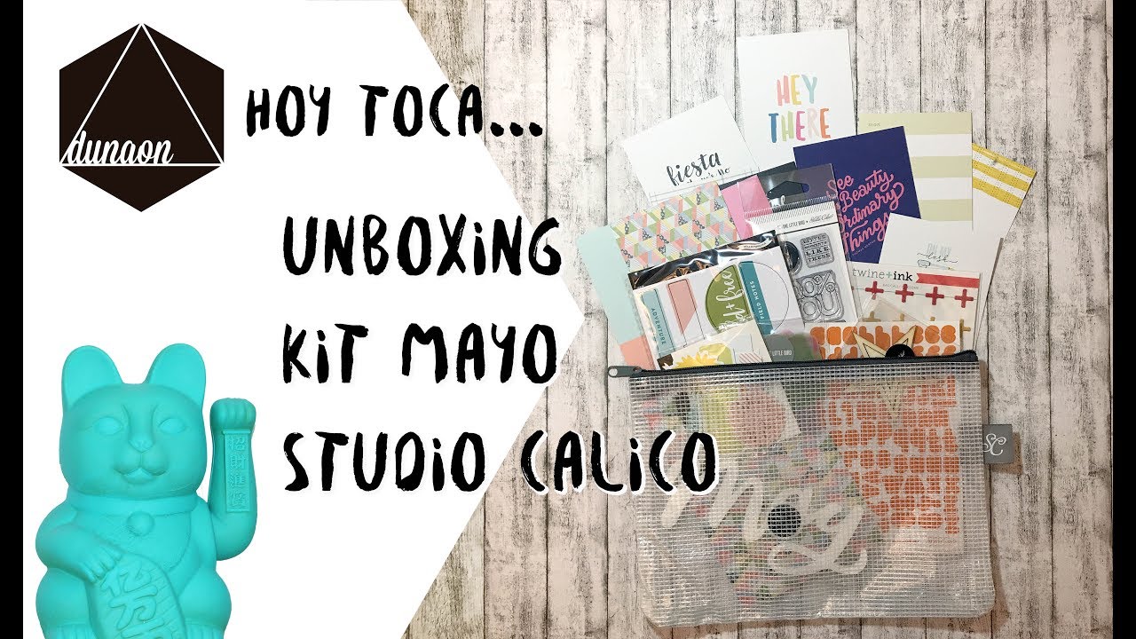Unboxing Kit Studio Calico - YouTube