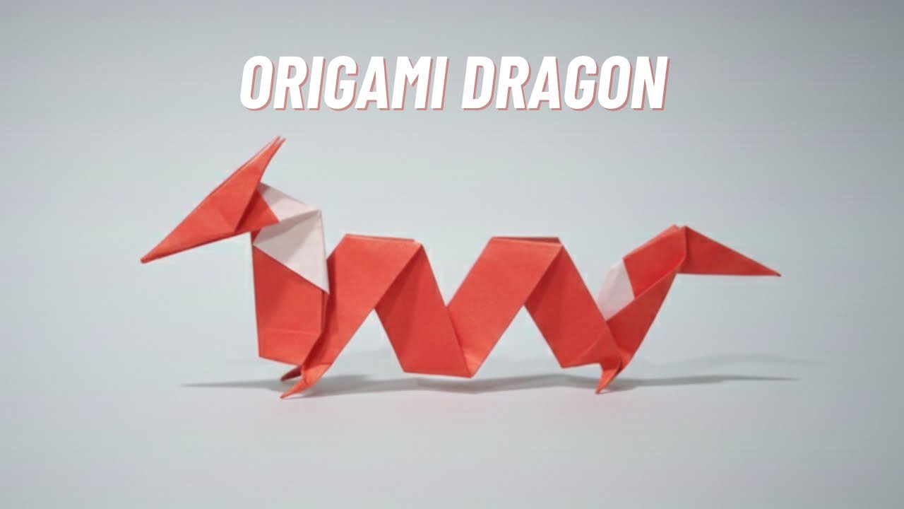 art #paper #origami #dragon #tutorial | estoy feliz ¡¡¡¡!!!! Encontré el  tutorial para hacer el dragón de origami, image size:1280x720