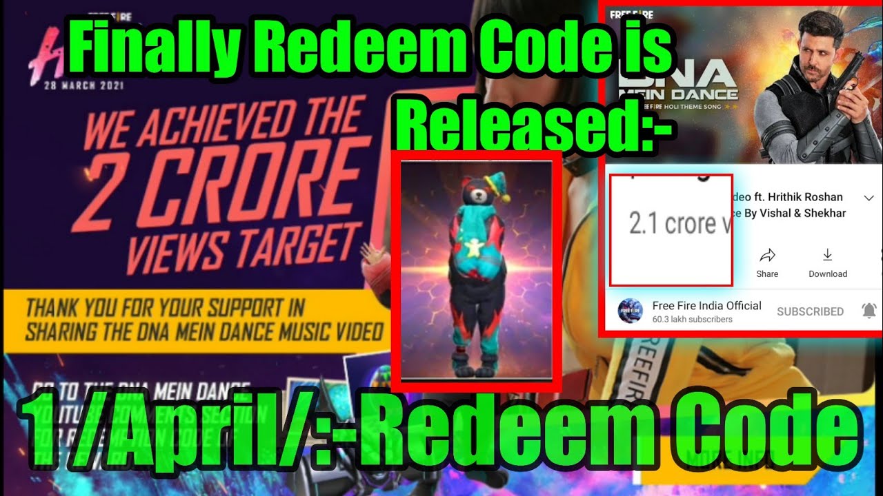 DNA Main Dance Reward Redeem Code. PHANTOM BEAR BUNDLE. 1 April Free ...