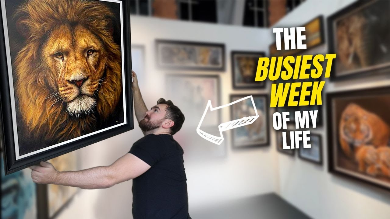 Week in the Life of a Full Time Artist | Exhibition Special - YouTube