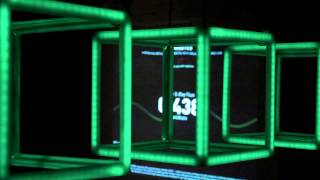 8 MINUTES Interactive light installation