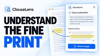 ClauseLens Demo | Understand Privacy Policies & Terms of Service