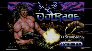 OUTRAGE - C64 Longplay / Walkthrough until final boss (Uncut)