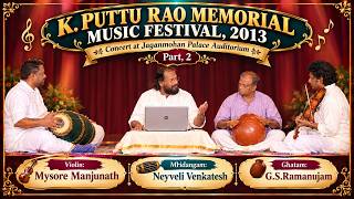 Dr. K. J. Yesudas | K. Puttu Rao Memorial Festival 2013 | Part 2 | Rare Carnatic Concert.
