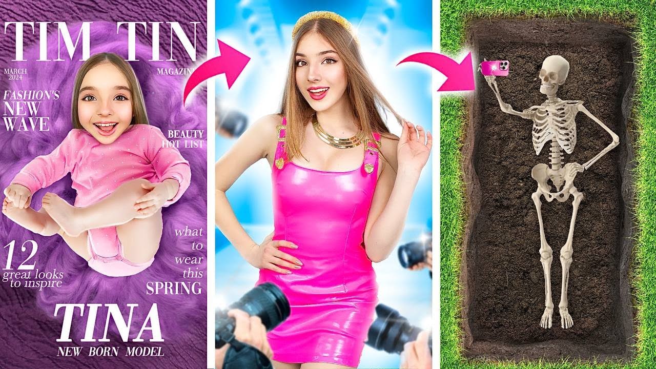 De la naissance à la mort d'une mannequin ! Je suis devenue une mannequin populaire