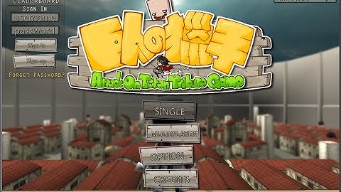 Attack On Titan Tribute Game UPDATE! May 2014!