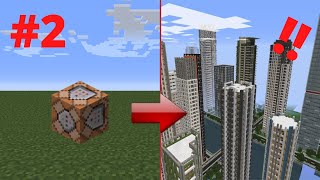 2 Autres Commandes Géniales Pour Créer Votre Ville Rapidement Sur Minecraft ! ( 1.8.1 Et 1.11 )