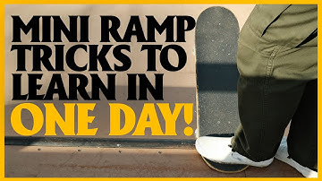 3 EASY Beginner Mini Ramp Tricks You Can Learn Today! 🛹