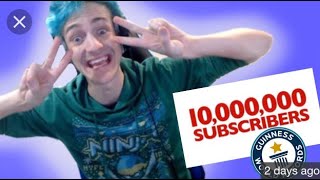 Ninja Hitting 10 Million In 4 Months