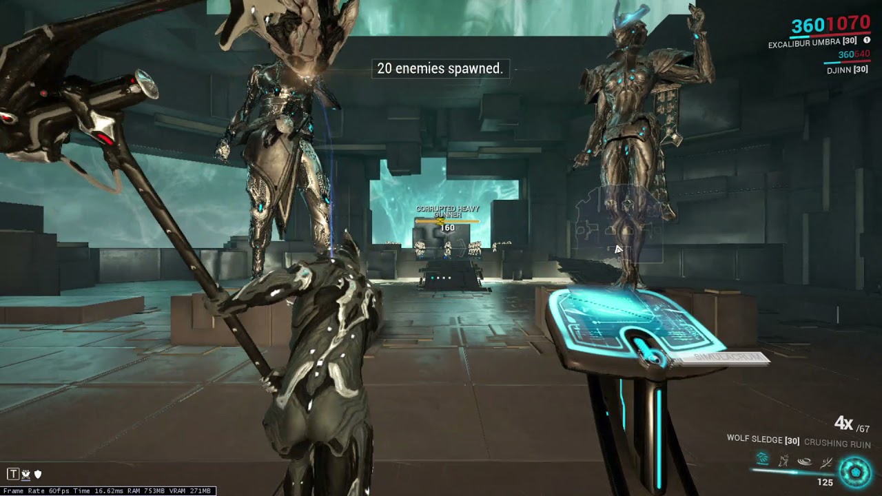 Warframe Wolf Sledge vs Lvl 160 Corrupted Heavy Gunner YouTube