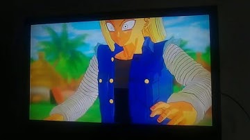 Dragonball Z Burst Limit Kid Gohan Chest Punch on Android 18 Intro Ryona