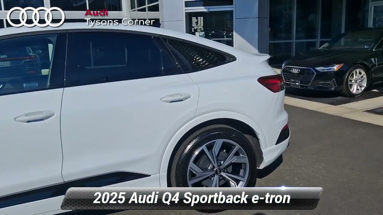 Certified 2025 Audi Q4 Sportback e-tron Premium 55 quattro, Vienna, VA UA28546