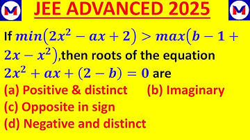 Nature of Roots | JEE Level Quadratic Equation Problem| #versatilemaths  #jee2025 #maths #iitjee
