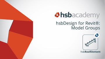 Model groups in hsbDesign for Revit®
