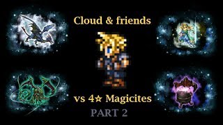 FFRK - Cloud & friends vs 4* Magicites (PART 2 : Isgebind Tiamat Siren Hades)