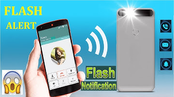 How to Enable Call Flash Alerts For Incoming Call or SMS on android