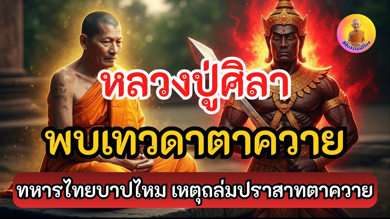หลวงปู่ศิลาพบเทวดาตาควาย ทหารไทยบาปมั้ย เหตุถล่มปราสาทตาควายย่อยยับ!