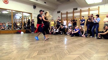 Jefferson Dadinho & Aline Cleto RnB Brazilian Zouk Dance Demo 1, Prague Zouk Congress, March 2014