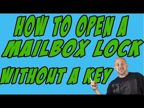How To Open A Mail Box  Lock | Replace A Mail Box Lock