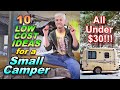 10 Low-cost Ideas for a Small Camper