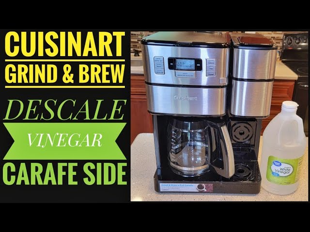DESCALE VINEGAR Cuisinart SS-GB1 Grind 