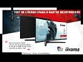 Test de lecran iiyama gmaster gb3467wqsub1 red eagle cran gamer ultrawide parfait review