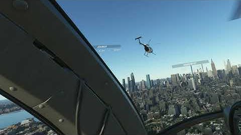 Cowan MD 500E - some flight scenes in VR