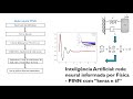 INTELIGÊNCIA ARTIFICIAL na PRÁTICA #14 rede neural informada por Física, PINN, “keras e tensorflow”.