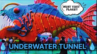 First Underwater Tunnel Hyderabad | Underwater Tunnel Aquarium Expo 2023 | Balnagar metro station |