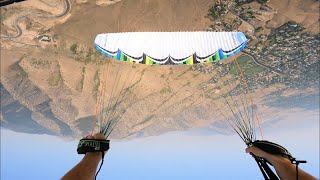Infinity Tumble with an Electric Paramotor