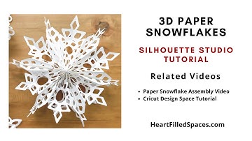 3D Paper Snowflakes - Silhouette Studio Tutorial