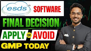 ESDS Software Solution IPO Review Final | ESDS Software Solution IPO GMP Today Noticias