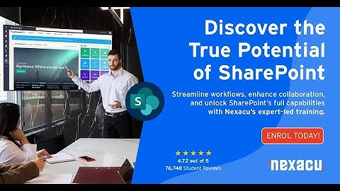 Nexacu SharePoint Courses | Expert Training from Beginner to Pro | SharePoint Certification