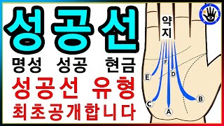 《성공선유형 손금풀이》 세계최초 공개합니다 [손도사손금풀이 163번]