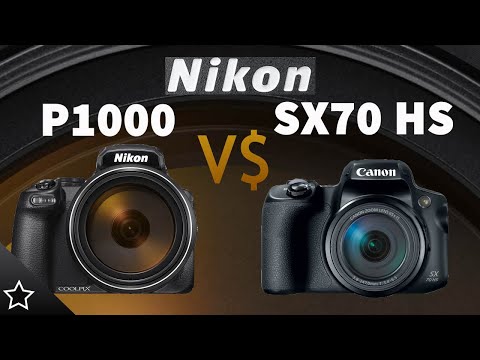 Nikon Coolpix P1000 vs Canon PowerShot SX70 HS