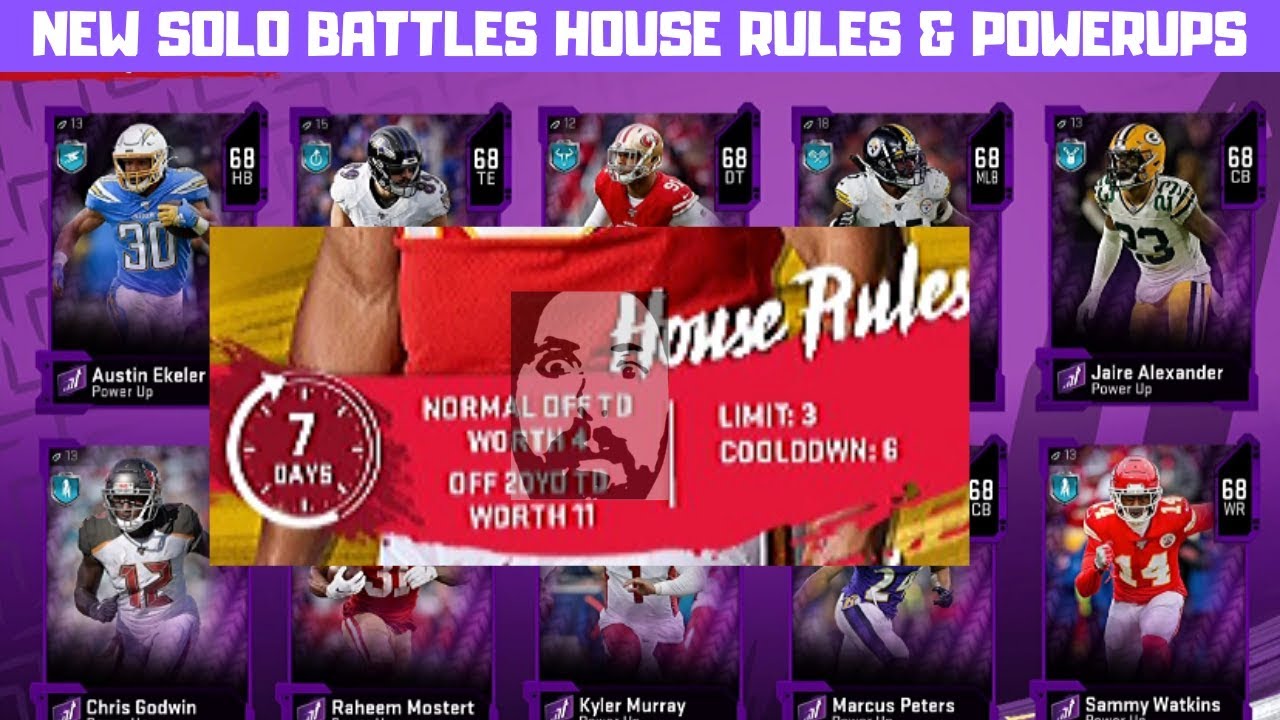 Madden house rules
