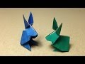 How to make an Origami Rabbit