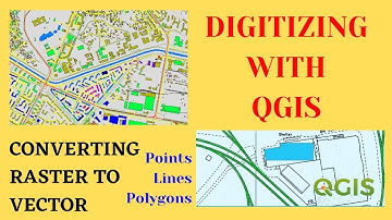 How to Digitize a Map in QGIS | Creating Shapefiles using Polygon | Raster to Vector 2025