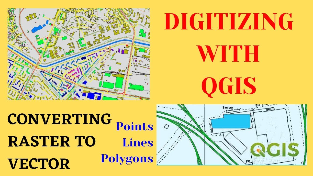 qgis - Extract shapefile from scanned PDF map using Open Street