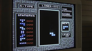 TETRIS NES NTSC, game genie games, reached "lvl 30"