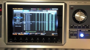 Roland Fantom G - Layers and Splits in Studio Mode