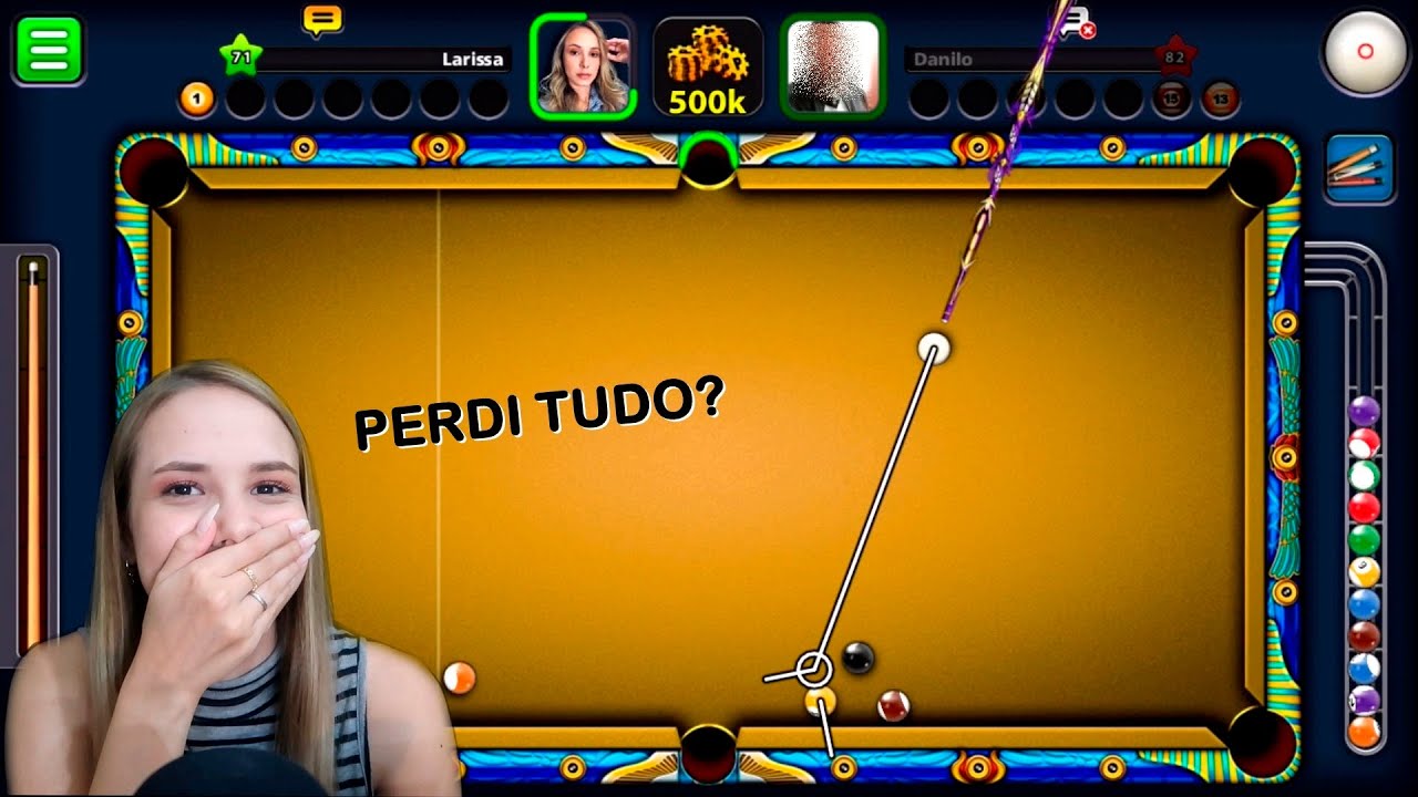 ASMR - JOGANDO 8 BALL POOL (apostei tudo??)