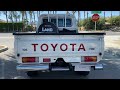 1995 toyota land cruiser lx fzj75 pickup 70 series walk around  test drive