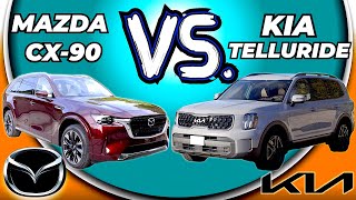 All-New Mazda CX90 VS Kia Telluride comparison