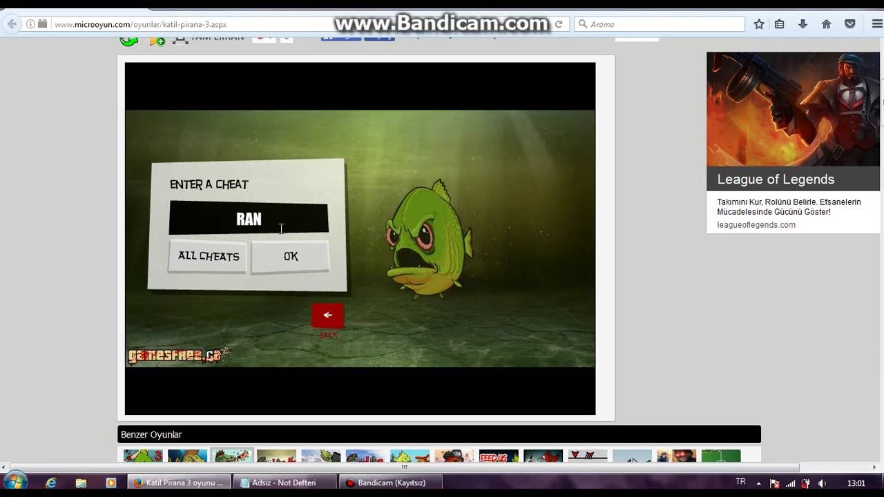 Katil Pirana 3 Hile 100 Calisiyor Feed Us 3 Cheat 100 Youtube