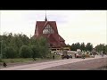 Watch from the air as entire church is relocated in Sweden