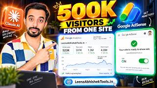 500k Visitors from One Site | How to Create a Multi Tool Website using Claude AI