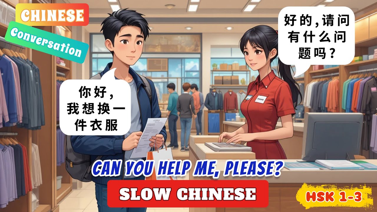 7 Short Chinese Conversations for Beginners | Asking for Help | Real-Life Chinese